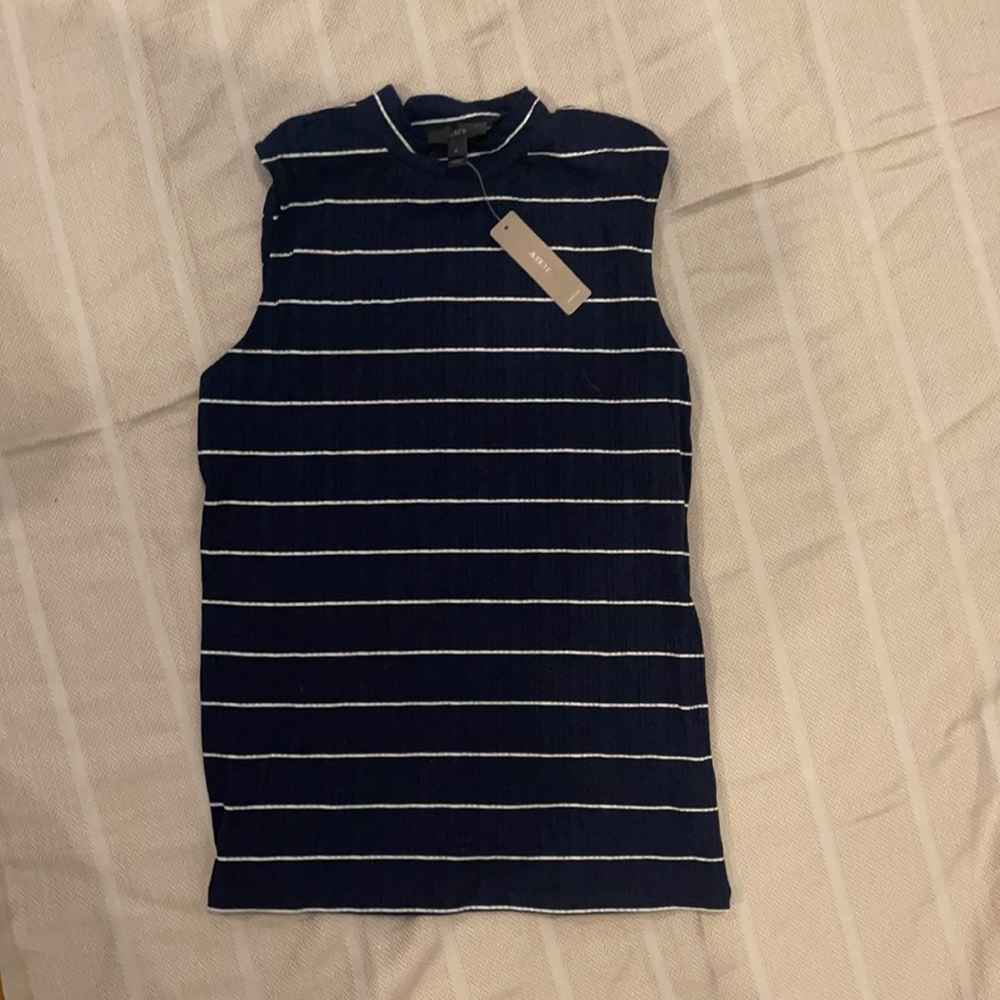 NWT J. Crew sleeveless shirt, size M